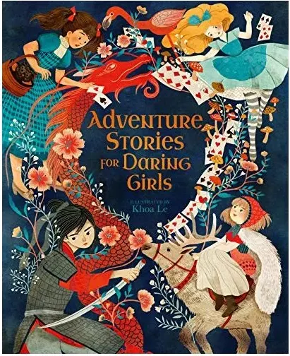 Coperta cărții Adventure Stories for Daring Girls, Samantha Newman, Khoa Le