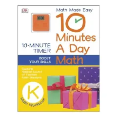 Coperta cărții 10 Minutes a Day : Math, Kindergarten, DK Publishing