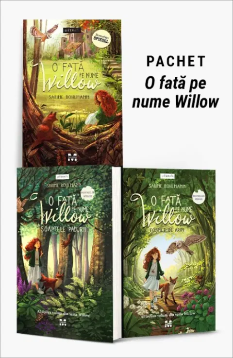 Coperta cărții Pachet O fată pe nume Willow. O fată pe nume Willow vol. 1/vol. 2/vol. 3 - Sabine Bohlmann