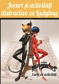 Coperta cărții Jocuri si activitati distractive cu Ladybug. Carte de activitati