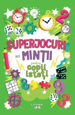 Coperta cărții Superjocuri ale mintii pentru copii isteti