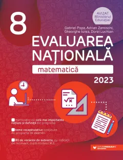 Coperta cărții Matematică. Evaluarea Națională 2023. Clasa a VIII-a