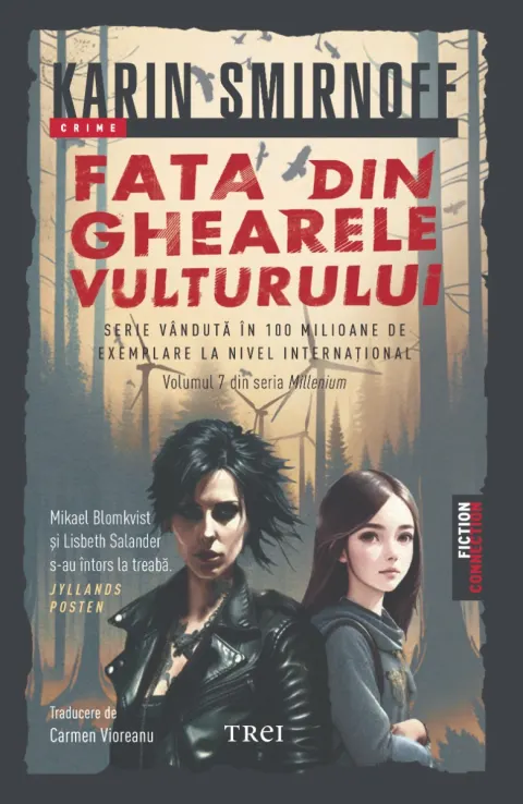 Coperta cărții Fata din ghearele vulturului. Millennium 7