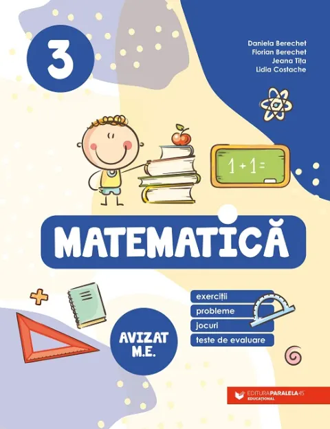 Coperta cărții Matematică. Exerciții, probleme, jocuri, teste de evaluare. Clasa a III-a