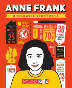 Coperta cărții Anne Frank. Biografie ilustrată