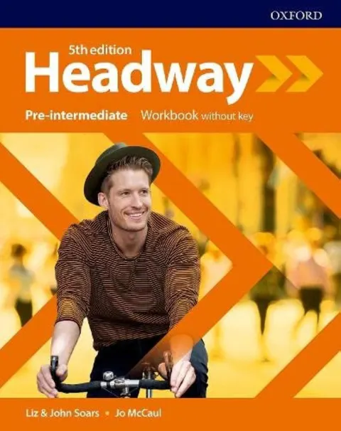 Coperta cărții Headway 5E Pre-Intermediate Workbook without key