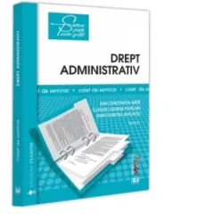 Coperta cărții Drept administrativ. Caiet de seminar. Partea I