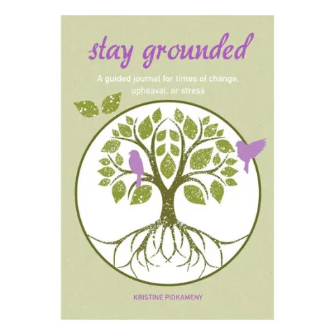 Coperta cărții Stay grounded: a guided journal for times of change, upheaval, or stress