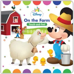 Coperta cărții On the farm: touch-and-feel