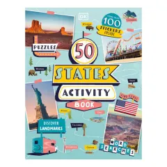 Coperta cărții 50 States Activity Book