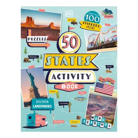 Coperta cărții 50 States Activity Book