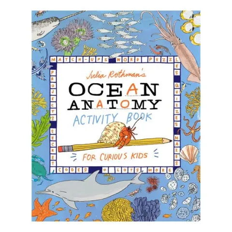 Coperta cărții Ocean Anatomy Activity Book: For Curious Kids