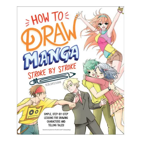 Coperta cărții How to draw manga stroke by stroke
