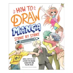 Coperta cărții How to draw manga stroke by stroke