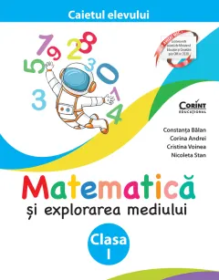 Coperta cărții Matematică și explorarea mediului. Caietul elevului pentru clasa I – Ediția a II-a