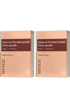 Coperta cărții Sinteze de Procedura penala. Partea speciala Vol.1 + Vol.2 Ed.5