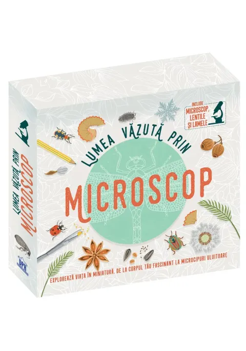 Coperta cărții Lumea văzută prin microscop