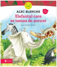 Coperta cărții Elefantul care se temea de șoricei
