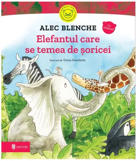 Coperta cărții Elefantul care se temea de șoricei