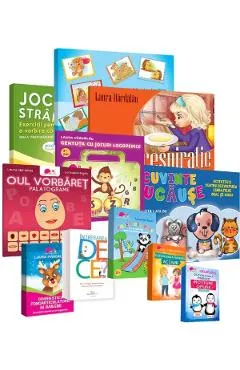 Coperta cărții Aventuri logopedice: Kit pentru copiii cu autism