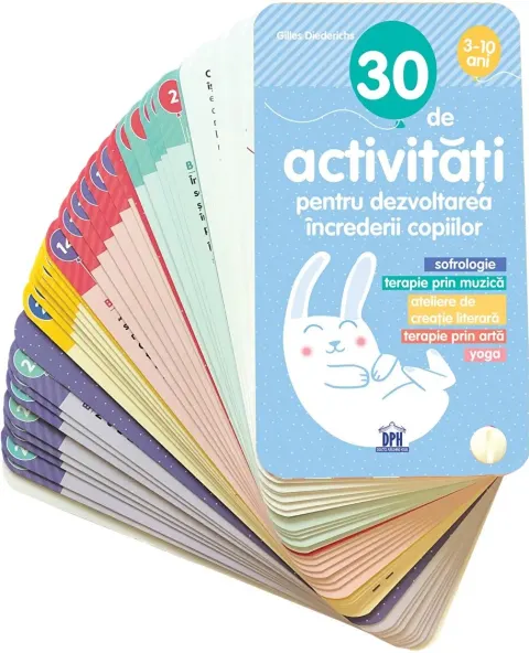Coperta cărții 30 de activitati pentru dezvoltarea increderii copiilor