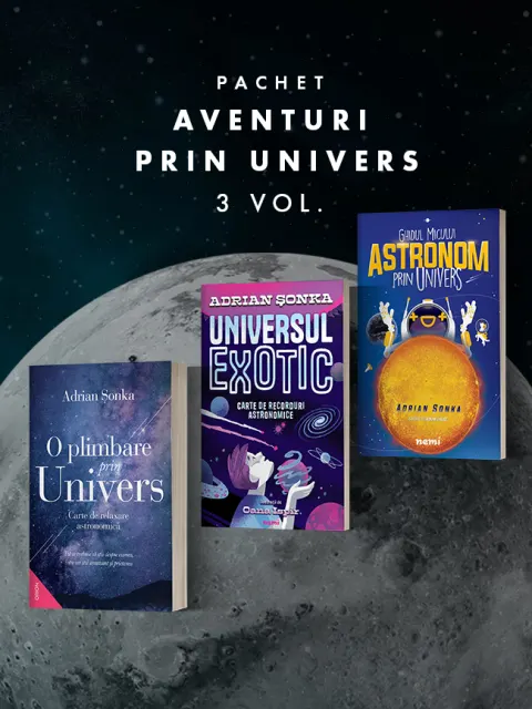 Coperta cărții Pachet Aventuri prin Univers 3 vol.
