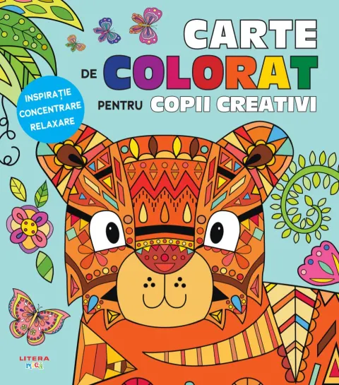Coperta cărții Carte de colorat pentru copii creativi