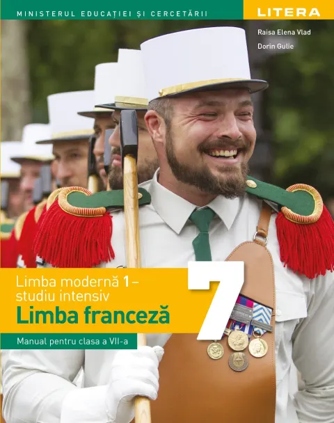 Coperta cărții Limba modernă 1 - studiu intensiv - Limba franceză. Manual. Clasa a VII-a