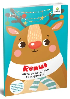 Coperta cărții Renul. Carte de activități cu abțibilduri