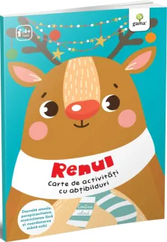 Coperta cărții Renul. Carte de activități cu abțibilduri