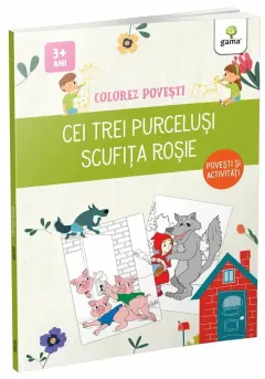 Coperta cărții Cei trei purcelusi & Scufita Rosie