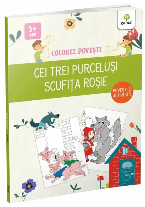 Coperta cărții Cei trei purcelusi & Scufita Rosie