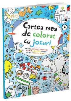 Coperta cărții Cartea mea de colorat cu jocuri