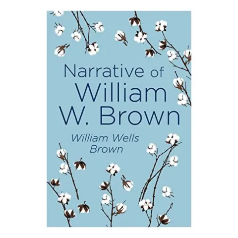 Coperta cărții Narrative of William W. Brown