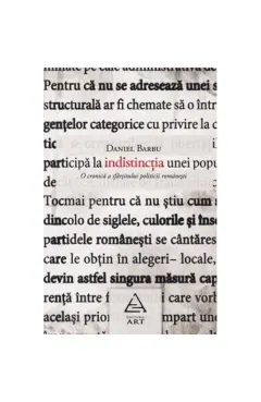 Coperta cărții Indistincția