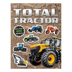 Coperta cărții Total Tractor Sticker Encyclopedia, DK Publishing