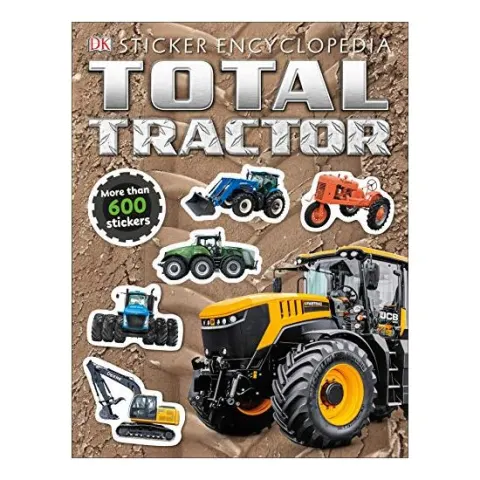 Coperta cărții Total Tractor Sticker Encyclopedia, DK Publishing