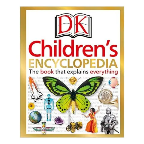 Coperta cărții DK Children's Encyclopedia, Lizzie Davey