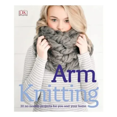 Coperta cărții Arm knitting, Amanda Bassetti