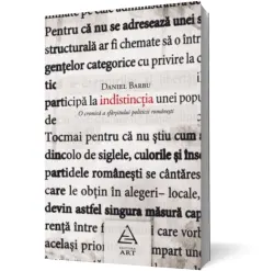 Coperta cărții Indistinctia. O cronică a sfârșitului politicii românești