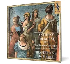 Coperta cărții Anthony Holborne - The Teares of the Muses, 1599. Elizabethan Consort Music, volume 2