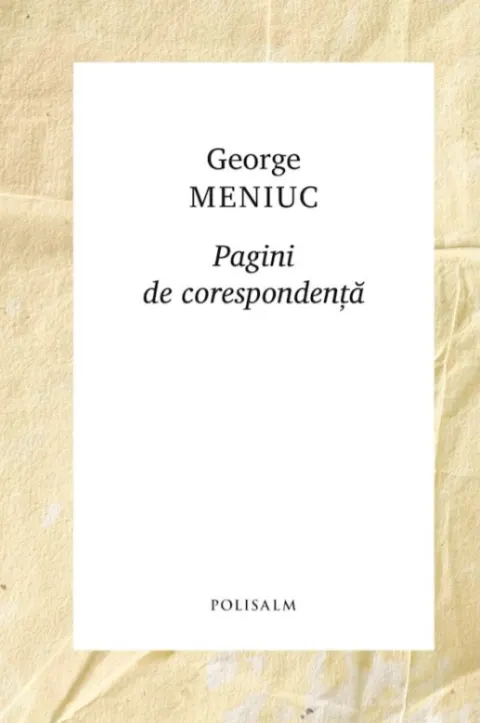 Coperta cărții Pagini de corespondență