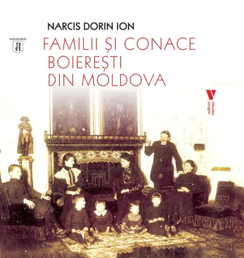 Coperta cărții Familii și conace boierești din Moldova