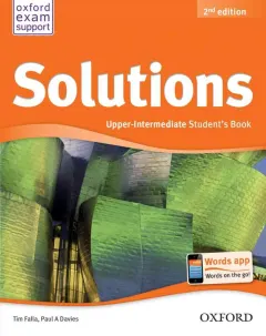 Coperta cărții Solutions 2nd Edition Upper Intermediate: Student's Book
