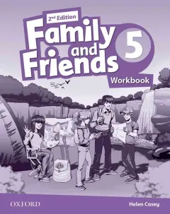 Coperta cărții Family and Friends 2E 5 Workbook- REDUCERE 35%