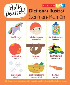 Coperta cărții Hallo Deutsch! Dicționar ilustrat