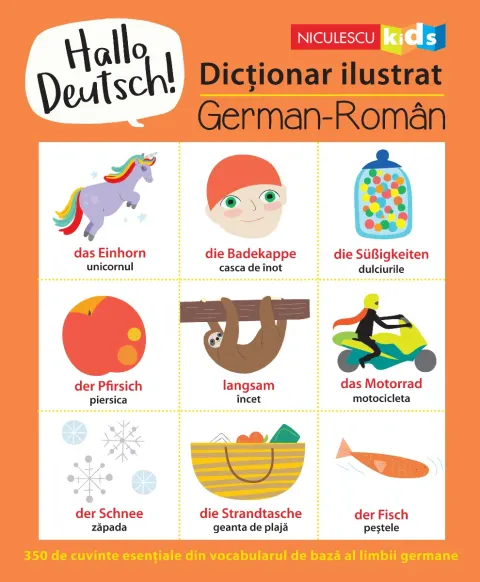 Coperta cărții Hallo Deutsch! Dicționar ilustrat