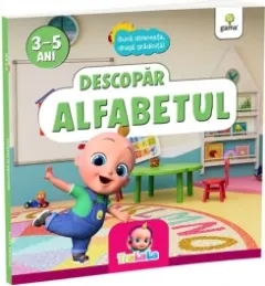 Coperta cărții Descopar alfabetul (3-5 ani)