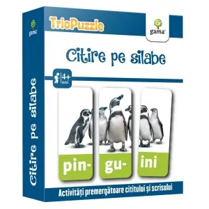 Coperta cărții TrioPuzzle: Citire pe silabe