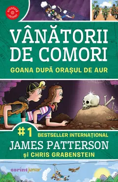 Coperta cărții Goana după orașul de aur (vol.5 din seria Vânătorii de comori)